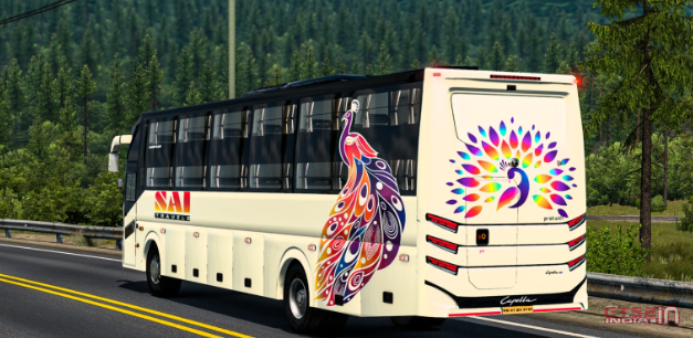 Prakash Capella Gt Sleeper Bus Mod Pack Ets2 (1.48 - Above)
