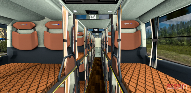 Prakash Capella Gt Sleeper Bus Mod Pack Ets2 (1.48 - Above)