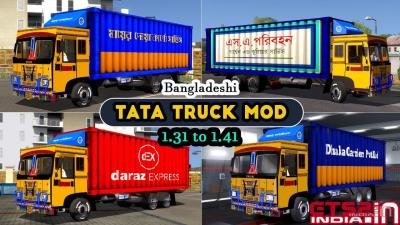 Bangladeshi Tata Cargo Truck Mod 1.31 to 41