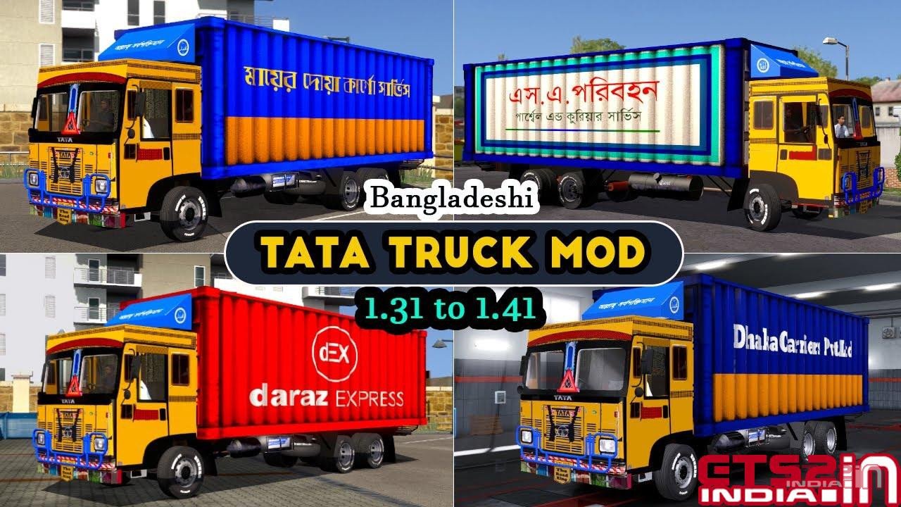 Bangladeshi Tata Cargo Truck Mod 1.31 to 41