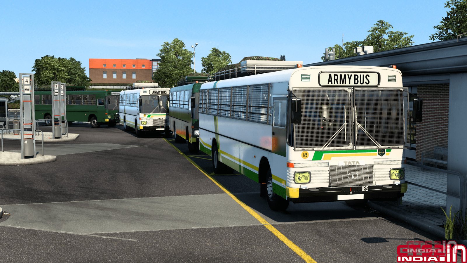 Indian Army TATA BUS Mod for ETS 2 1.40-1.46
