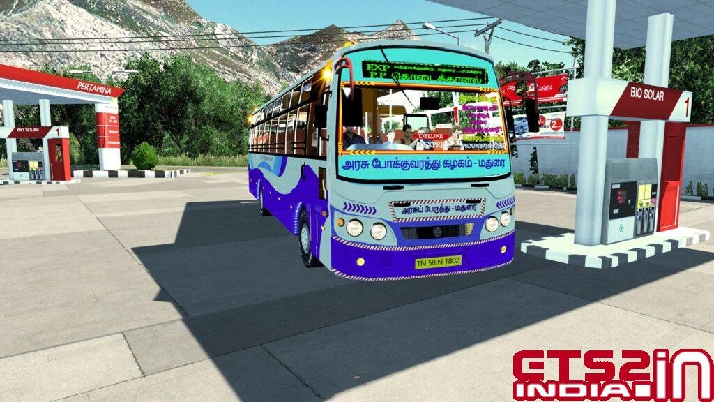 TNSTC Blue Bus Mod For 1.31 to 1.39